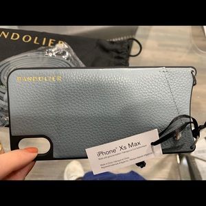 Bandolier IPhone XS MAX case w/ leather strap